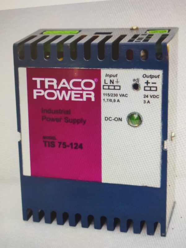TRACO POWER TIS 75-124 INDUSTRIAL POWER SUPPLY