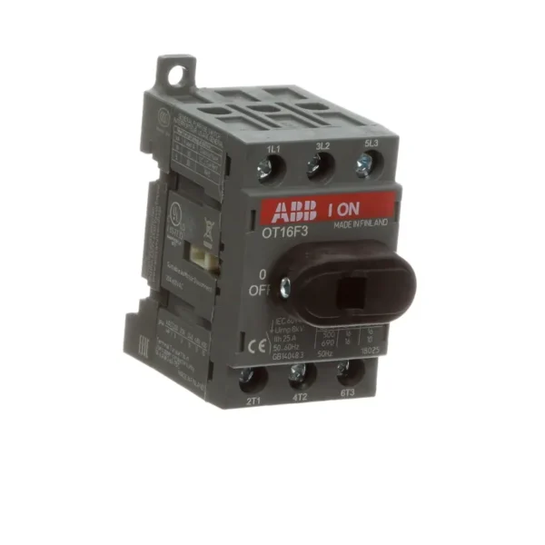ABB OT16F3 DISCONNECT SWITCH 16A 600VAC