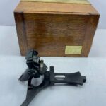 Osaka Nunotani Seiki Azimuth Mirror Compass Antique Vintage Nautical Brass 1986