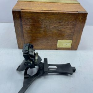 Osaka Nunotani Seiki Azimuth Mirror Compass Antique Vintage Nautical Brass 1986