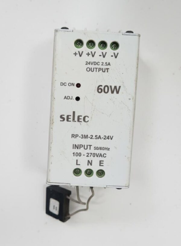 SELEC 2.5 A, 24V DC RP-3M-2.5A-24VDC, Din Rail Mount
