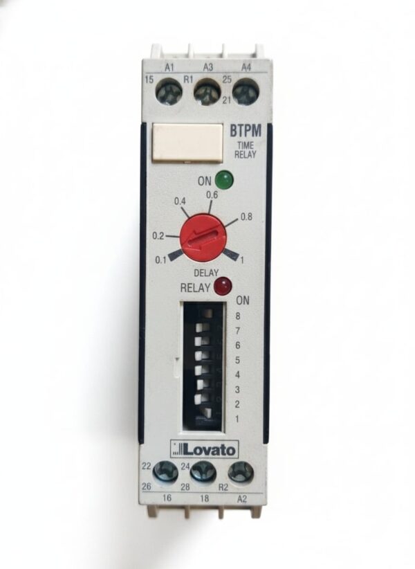 LOVATO BTPM220 TIME RELAY TIMER VOLTAGE 24-220VAC