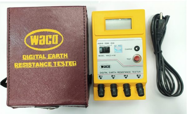 Waco Digital Earth Resistance Tester (0-10-1000 Ohm) 4 Terminal