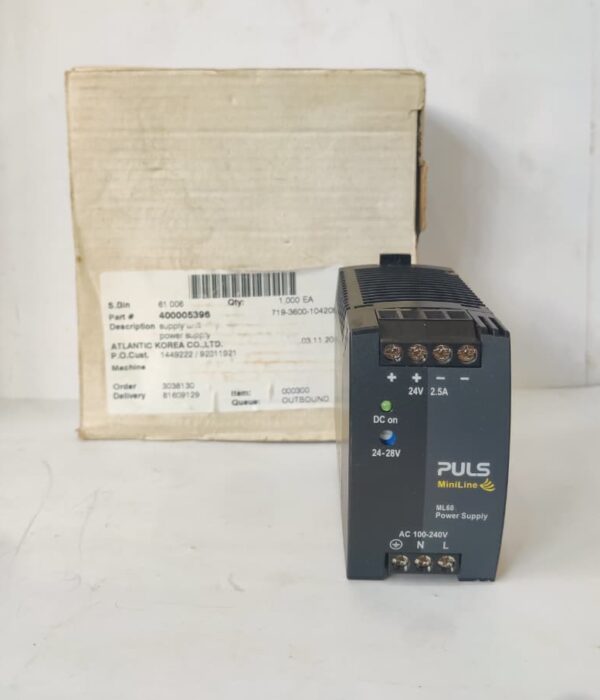 PULS MINILINE ML60- POWER SUPPLY NEW